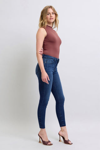 Judy Blue MR Skinny w Raw Hem