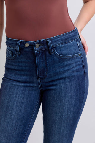 Judy Blue MR Skinny w Raw Hem