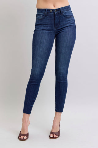 Judy Blue MR Skinny w Raw Hem