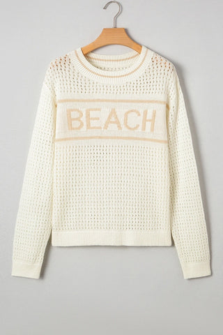 Beach Knit Spring Sweater