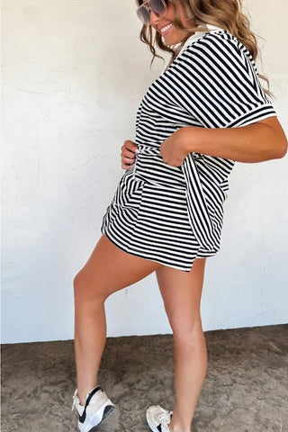 Blue Harbor Stripe Skort|4867
