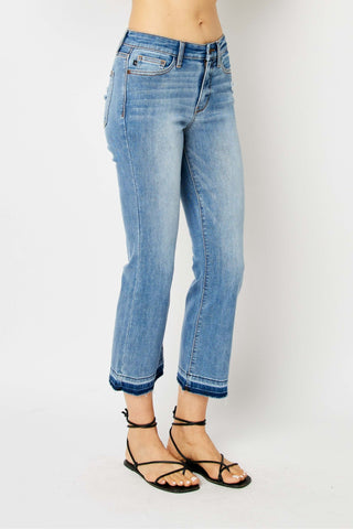 Judy Blue Release Hem Cropped Bootcut