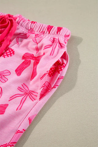 Pretty in Pink Bow Lounge Set