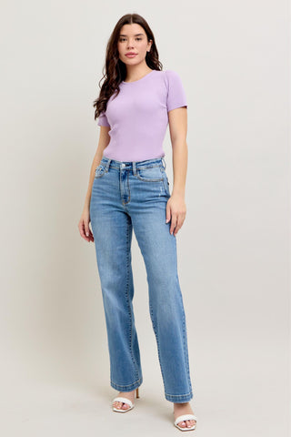 Judy Blue HW Trouser Straight Fit