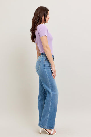 Judy Blue HW Trouser Straight Fit