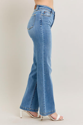 Judy Blue HW Trouser Straight Fit