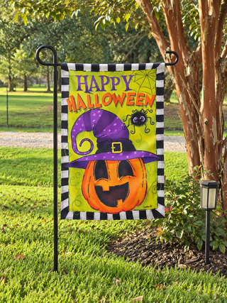 Happy Halloween Garden Flag – Double Sided, 12.5" x 17"