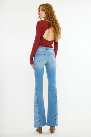 Mid Rise FLARE- Med Wash