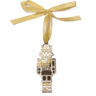 Gold Nutcracker March Ornament - 4 Inches