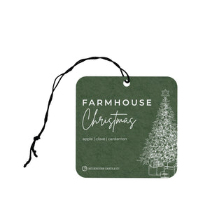 Car Air Freshener- Farmhouse Christmas