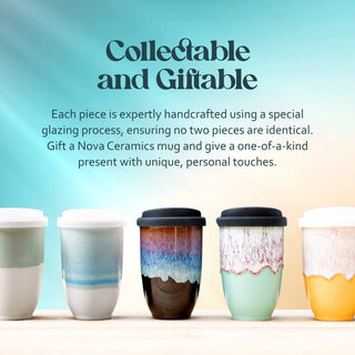 Nebula Ceramic Travel Mug – 12oz with Lid & Sleeve