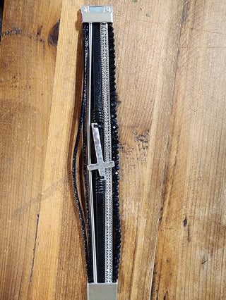 Faith & Sparkle Layered Magnetic Bracelet