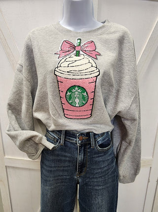 Frappuccino Cropped Sweatshirt