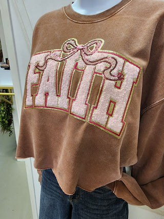 FAITH Cropped Sweatshirt