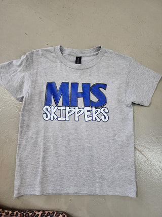 MHS Skippers Sport Grey Tee