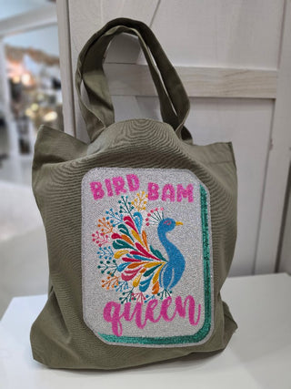 Mahjong Fan Canvas Tote Bag
