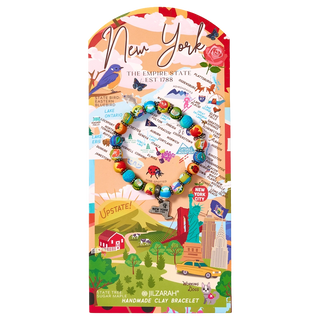 New York Handmade Clay Bracelet – Empire State Pride