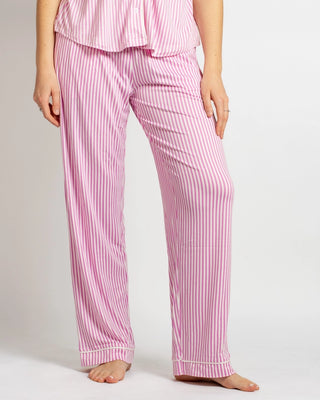 Pink Pinstripe Pajama Pants