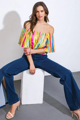 Hello Sunshine Printed Top