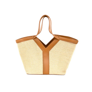 Itaca Straw Tote Bag - Tan