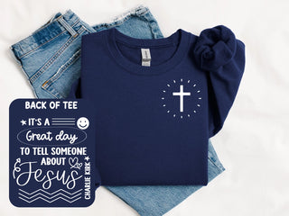 Charlie Kirk Great Day To Tell People About Jesus Tee