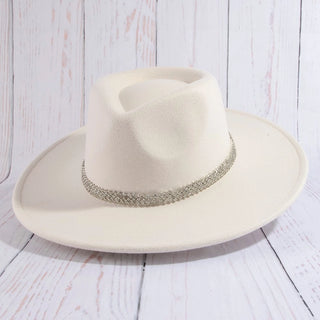 Braided Snake Chain Fedora Hat