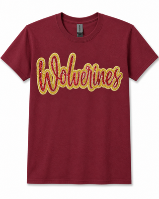 Wolverines Sequin Tshirt