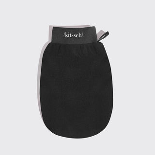 Kitsch Eco-Friendly Exfoliating Glove – Black
