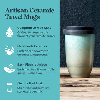 Aurora Ceramic Travel Cup 12oz
