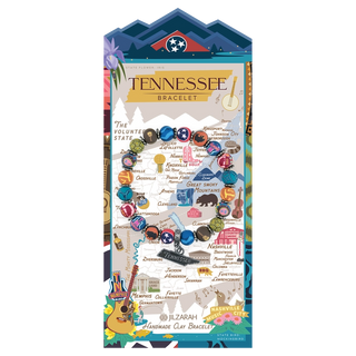 Tennessee Handmade Clay Bracelet – Volunteer State Pride