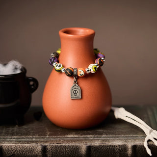 Happy Halloween Kids Handmade Clay Bracelet