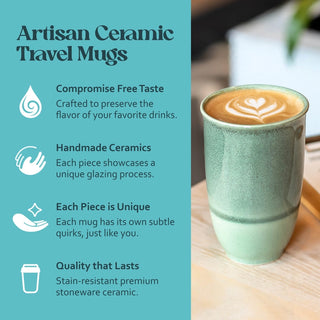 Emerald Ceramic Travel Cup 12oz