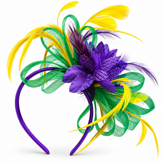 Mardi Gras Fascinator Standard