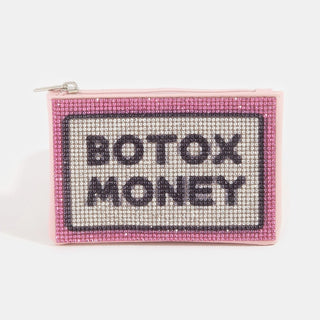 Sparkly Botox Money Coin Purse