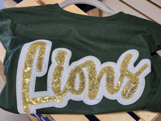 SLU Lions Sequin Tshirt|3570