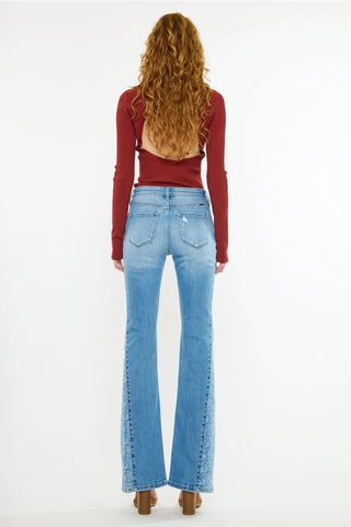 Mid Rise FLARE- Med Wash