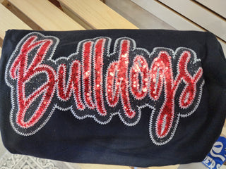 Bulldogs Sequin Tshirt|3576