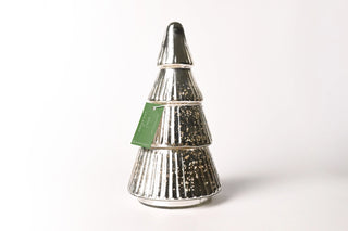 Silver Glass Christmas Tree Candle - 8 oz: Fresh Cut Fraser