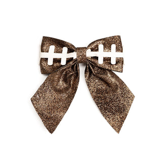 Football Bow Clip - Hair Bows - Game Day