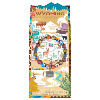 Wyoming Handmade Clay Bracelet – Equality State Pride