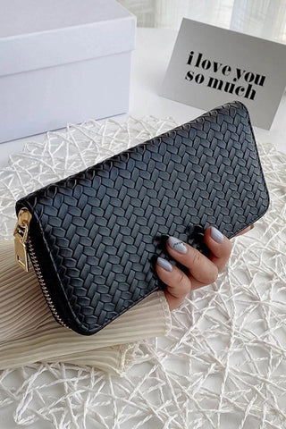 Vegan Leather Long Wallet