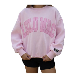 Lulu Mac Sweatshirt – Mono Pink
