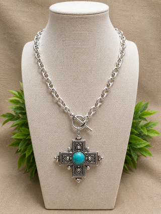 The Santa Fe Cross Necklace