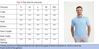 Men's Hand Drawn Icons Polo White & Gold