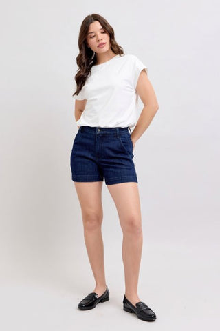 Judy Blue Denim Trouser Shorts