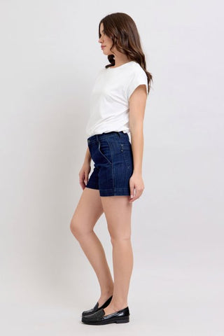 Judy Blue Denim Trouser Shorts