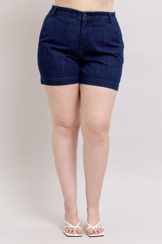 Judy Blue Denim Trouser Shorts