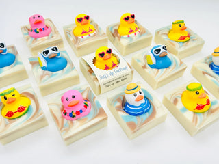 Surf's Up Duckling Handmade Soap Bar For Kids Vegan