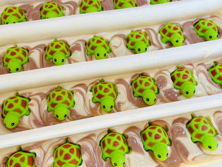 Turtle Handmade Soap Bar For Kids Vegan Cold Process
