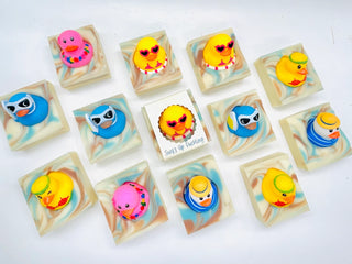 Surf's Up Duckling Handmade Soap Bar For Kids Vegan